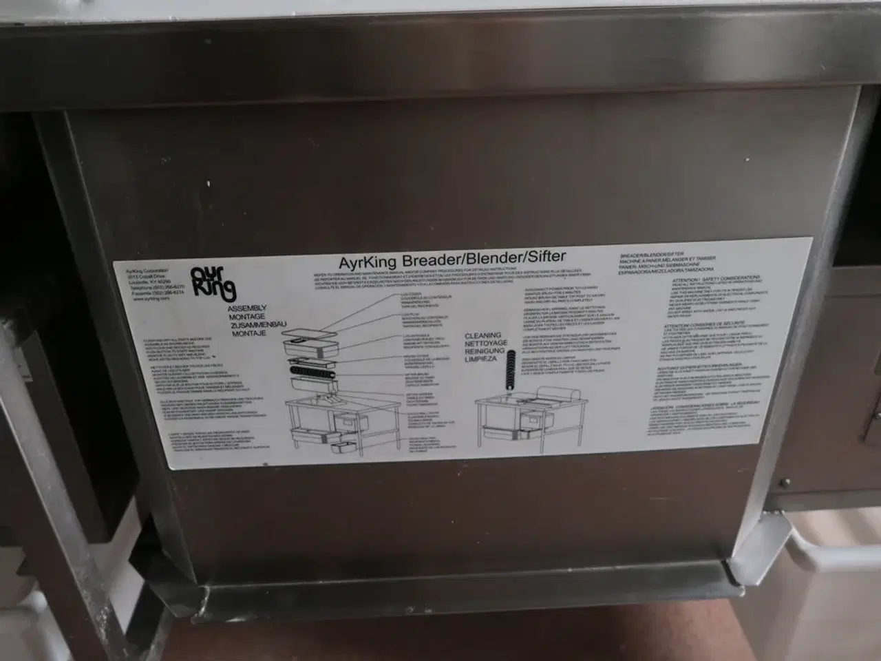 Billede 13 - Dobbelt paneringsstation AYRKING Breader/Blender/Sifter