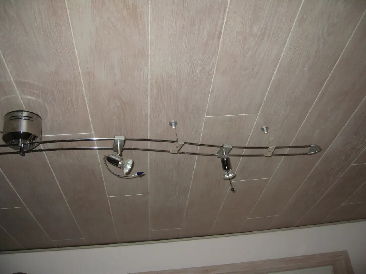 Billede 5 - Snoet loftlampe med 4 spot