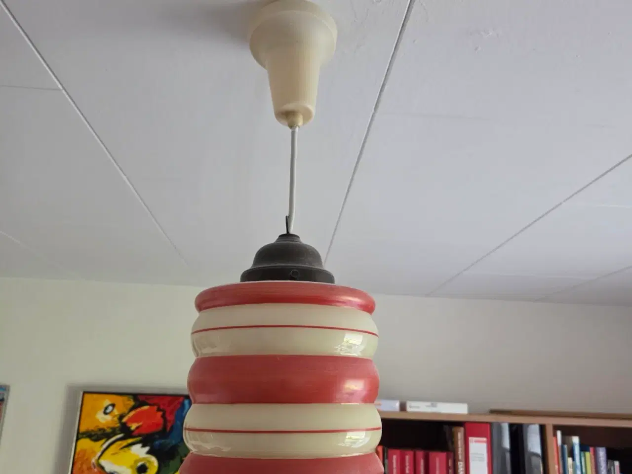 Billede 1 - Retro loftslampe fra 1960erne