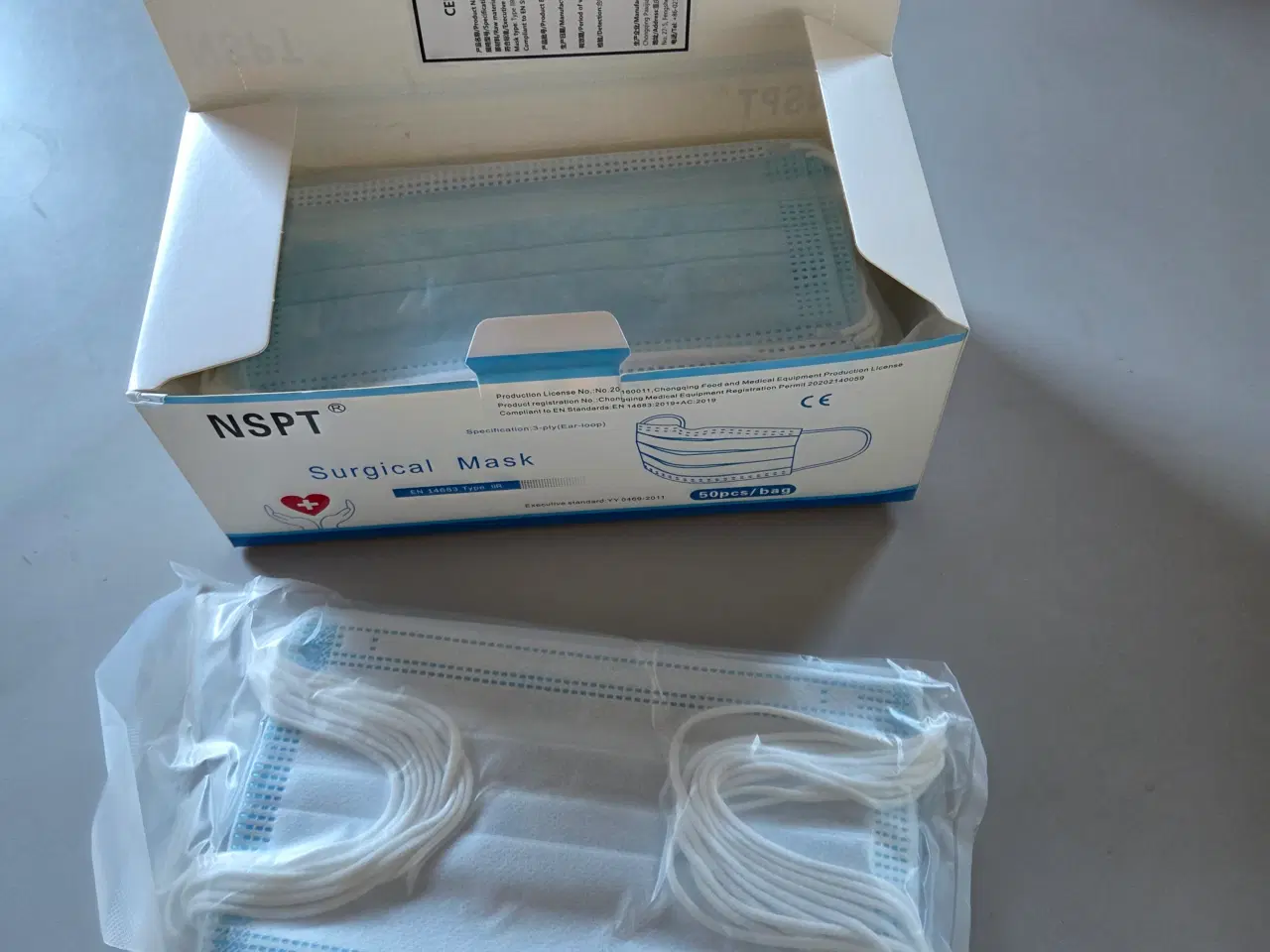 Billede 2 - Mundbind 3 lags 2000 stk.