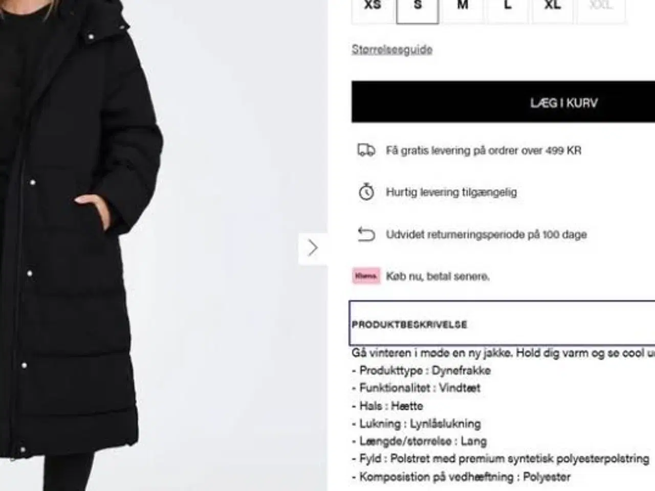 Billede 4 - Frakke ( Brugt 1 gang )