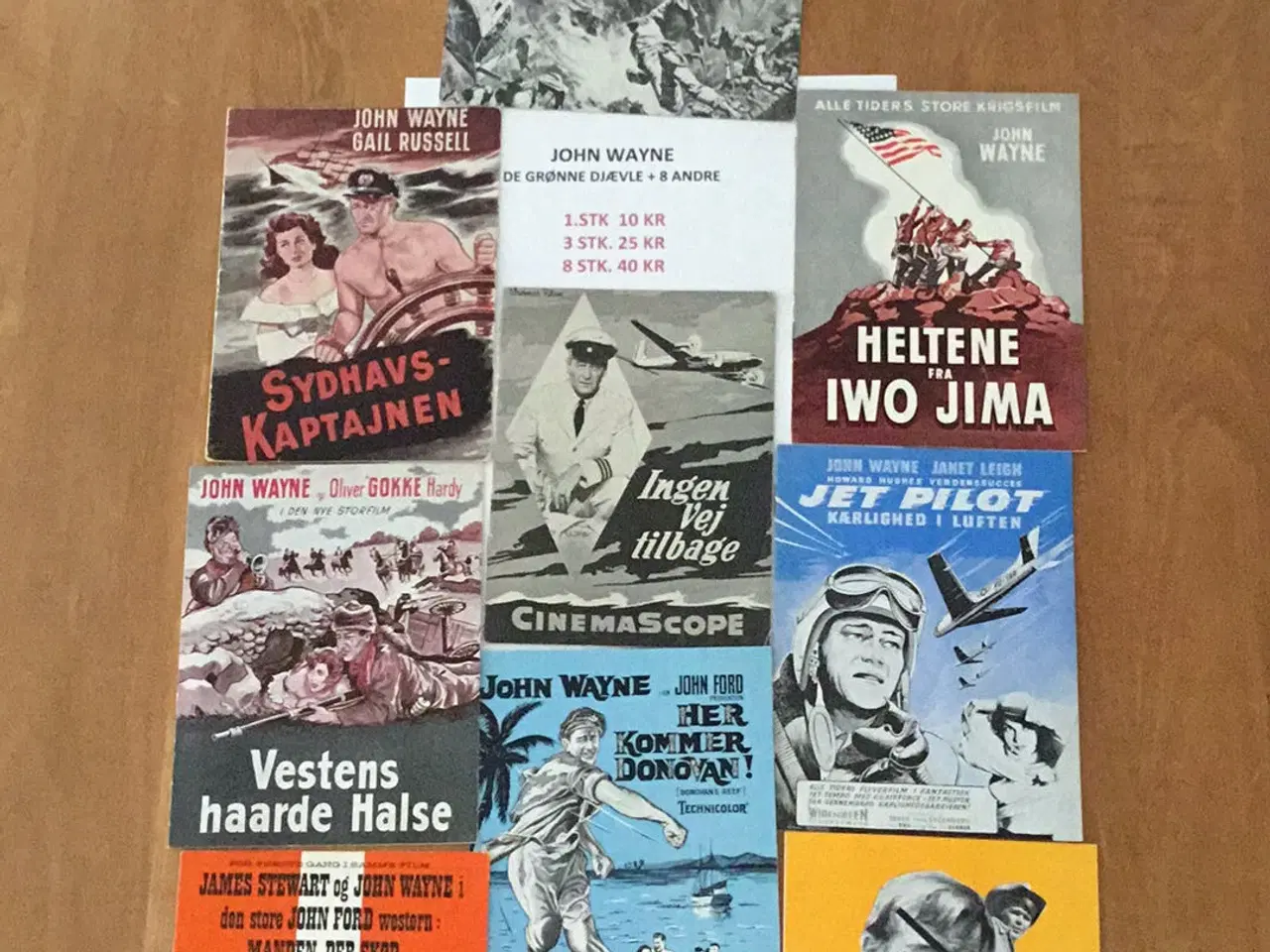 Billede 1 - JOHN WAYNE - 4 LOT. - Se Rabatten