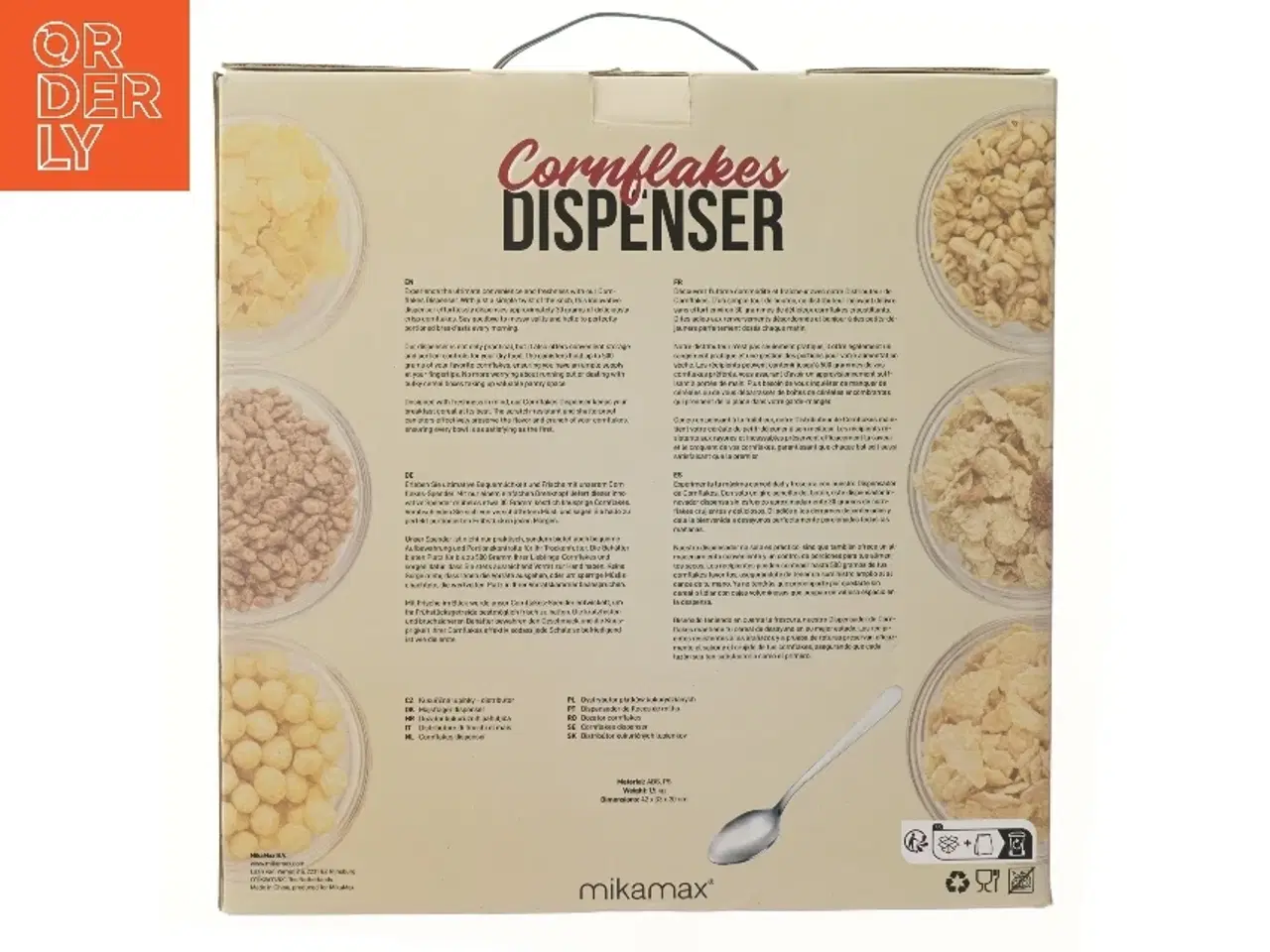 Billede 3 - Cornflakes dispenser fra Mikamax (str. 30 cm)