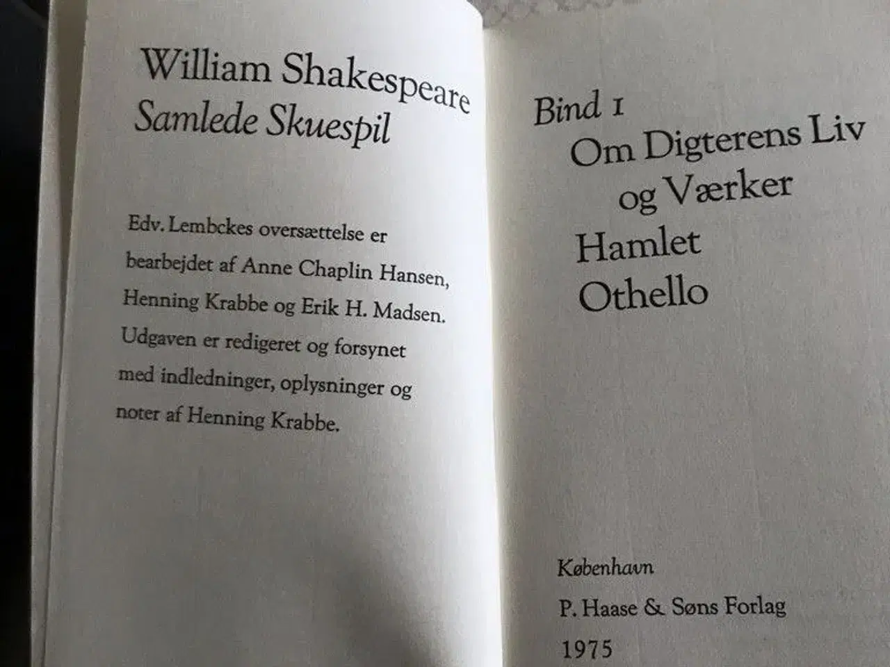 Billede 2 - Shakespeare samlede skuespil