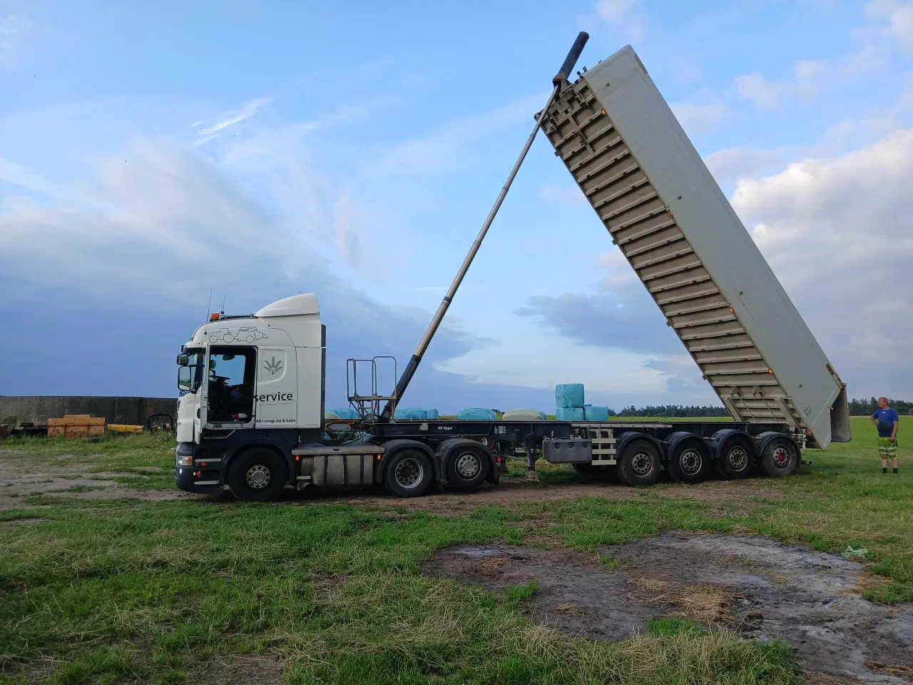 Billede 1 - 4 akslet hk tiptrailer 