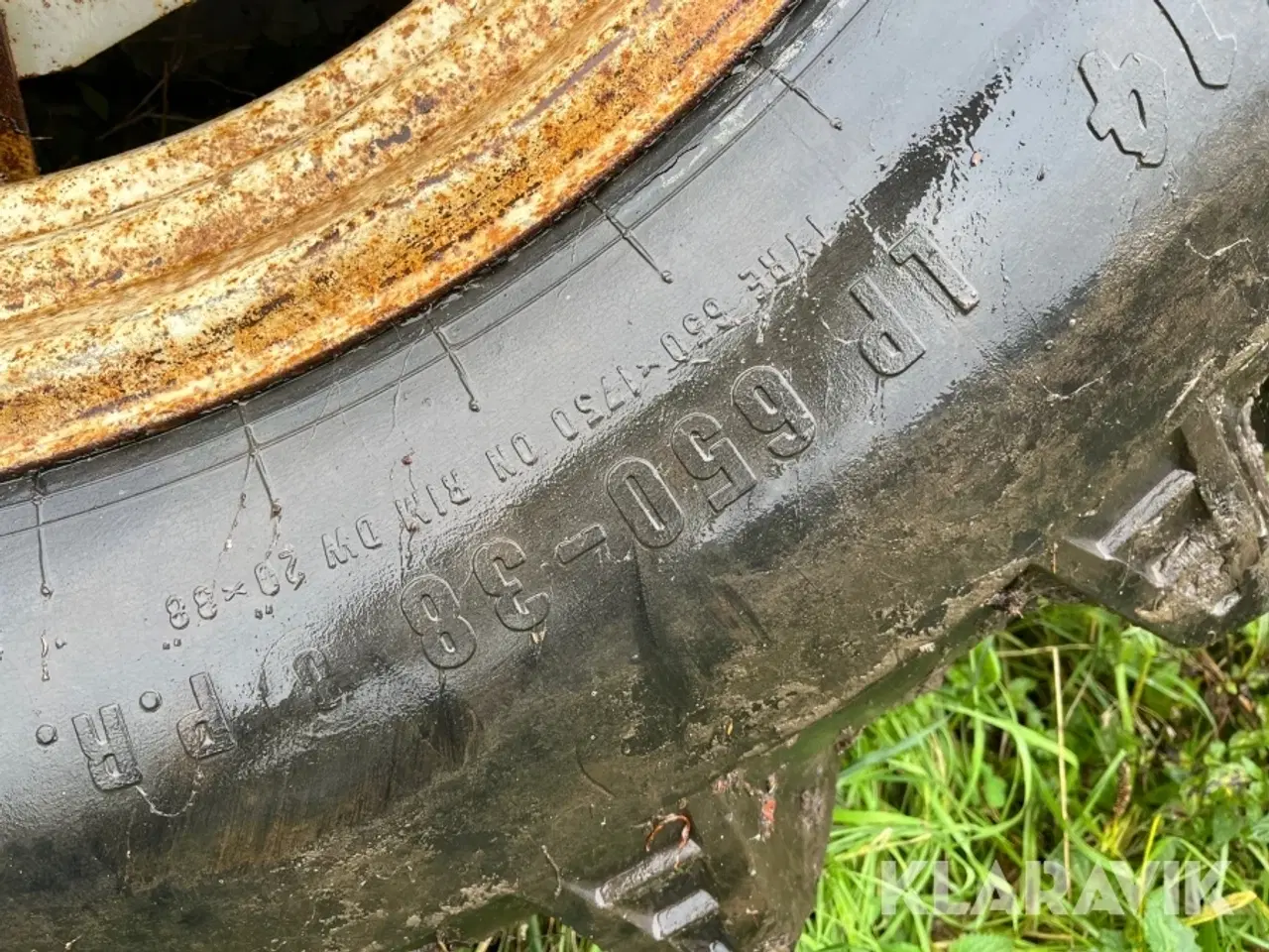 Billede 4 - Traktorhjul Fiat 2 styk