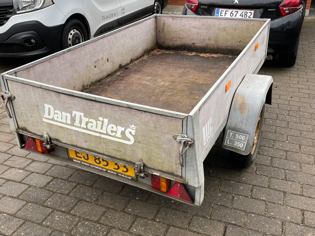 Billede 1 - Trailer 500kg m/plader og registrerings attest 