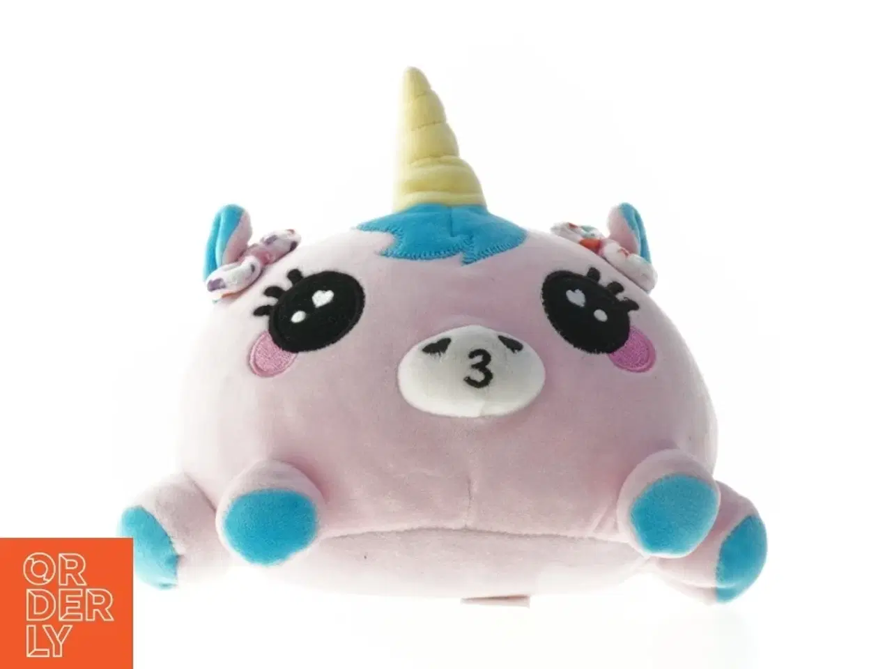Billede 1 - Blød enhjørning bamse fra Wowwee (str. 23x15 cm)