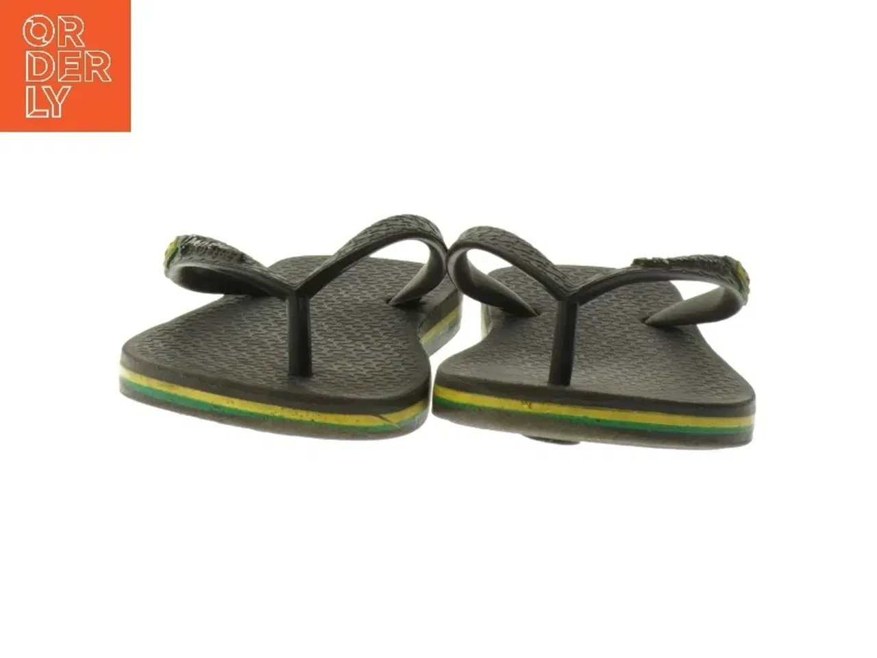 Billede 3 - Sort klip-klapper med Brasilien Flag fra Ipanema (str. 25 )