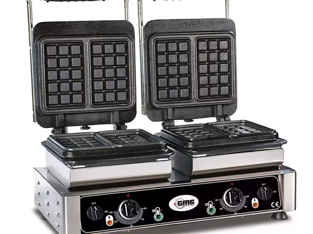 Billede 1 - Industri Dobbelt Vaffeljern – Belgiske vafler