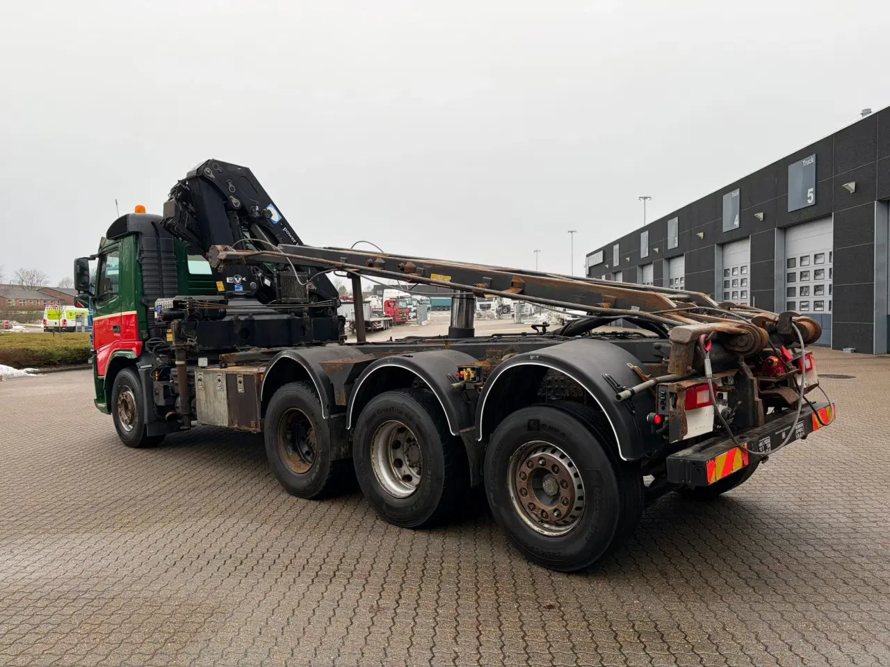 Billede 4 - Volvo FM500 8X4, Hejs-kran