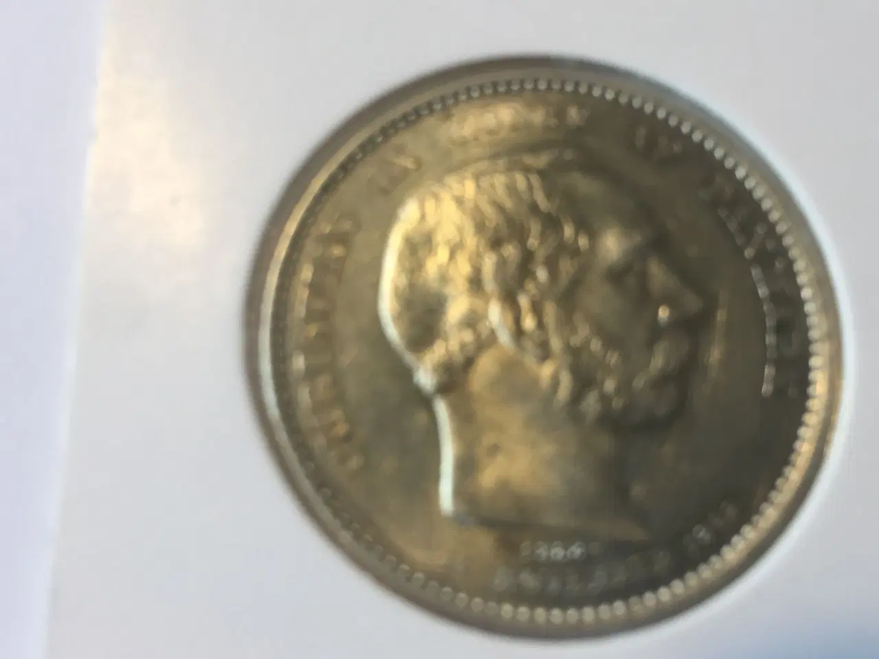 Billede 2 - 2 kr. 1888, Chr. IX 25-års Regeringsjubilæum