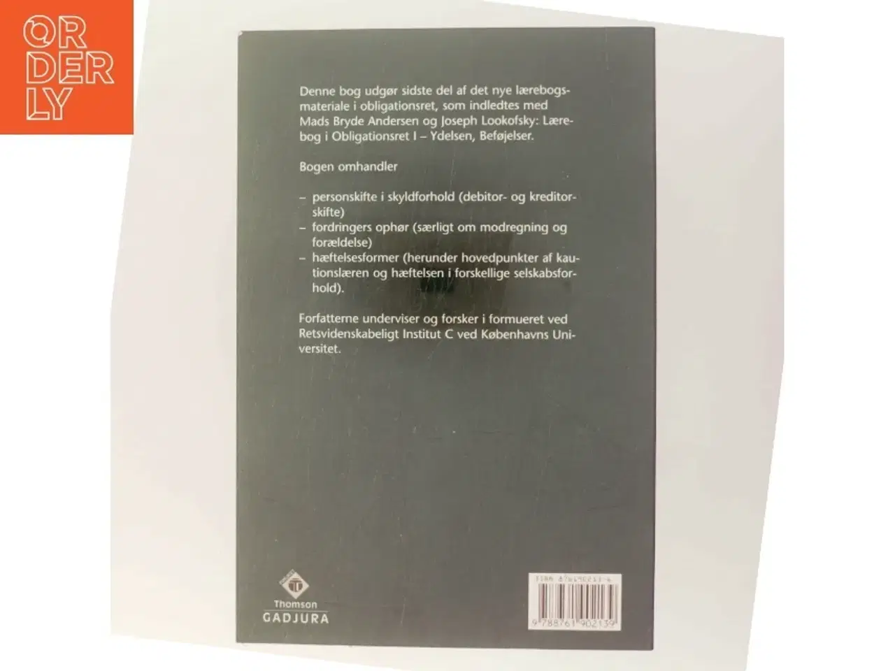 Billede 3 - Lærebog i obligationsret del 2 : personskifte i skyldforhold : fordringers ophør : hæftelsesformer (Bog)