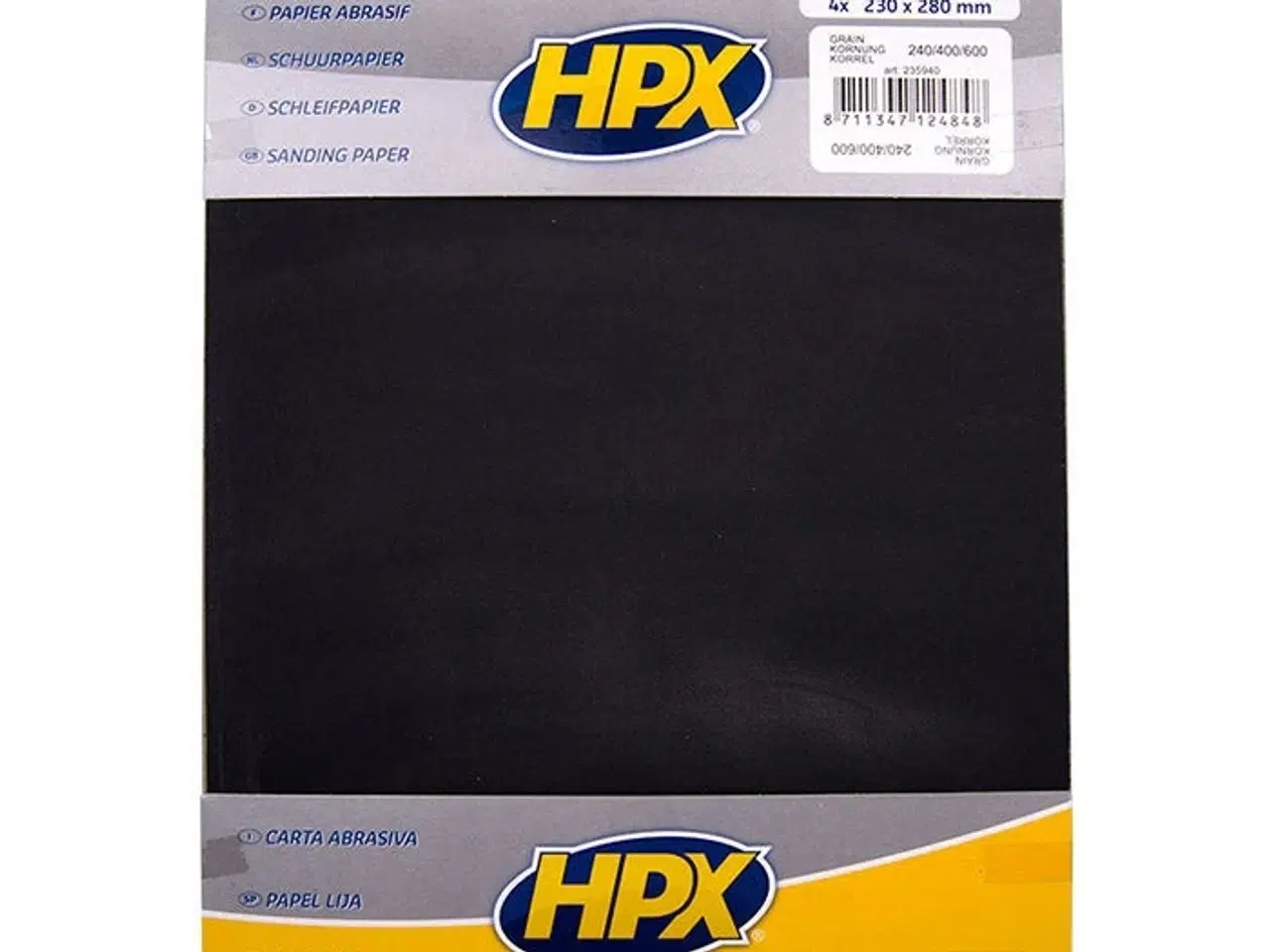 Billede 1 - HPX sandpapir sæt 1 stk p240, 2 stk p400 og 1 stk p600