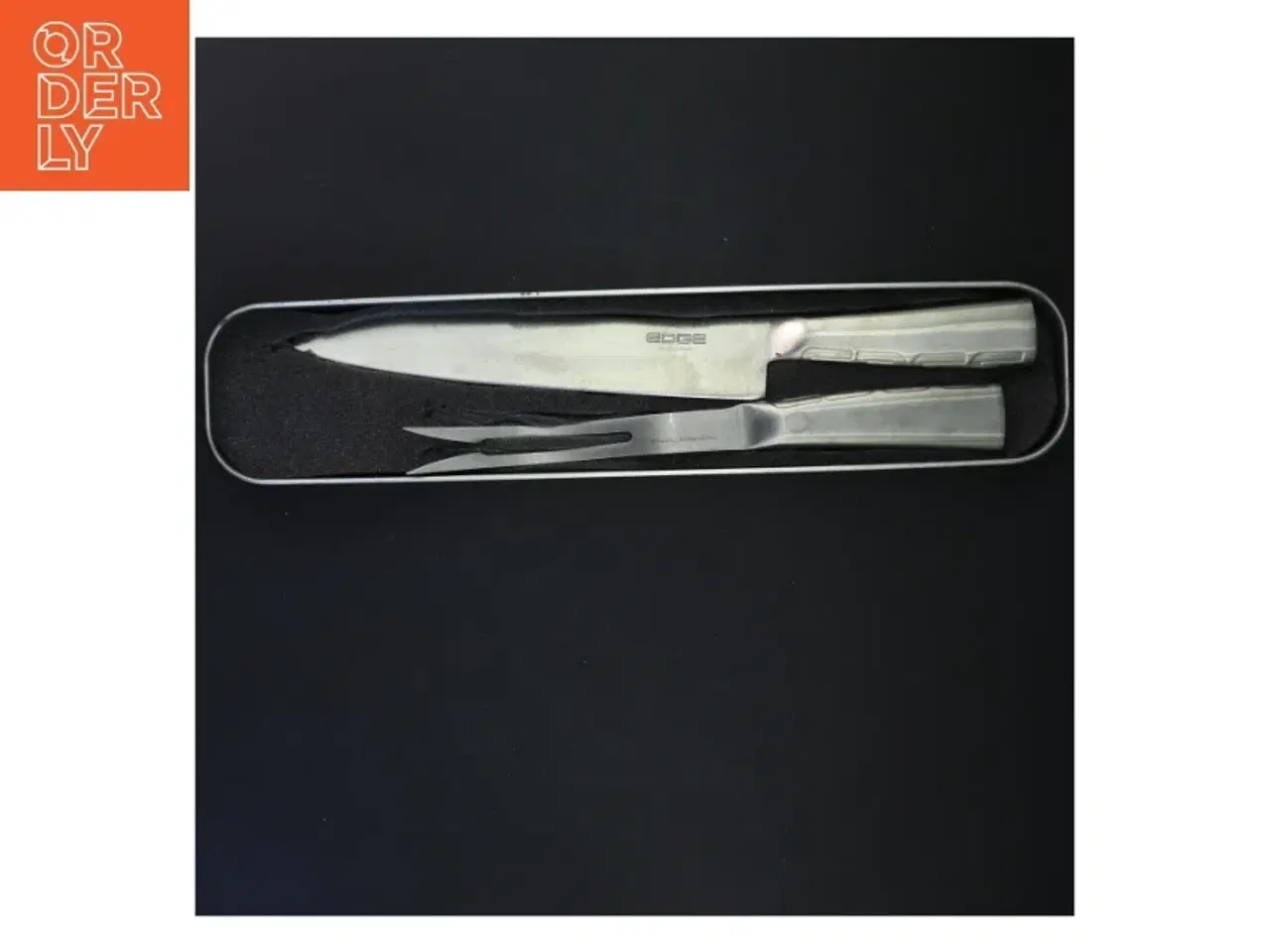 Billede 1 - Knivsæt med opbevaringsæske fra Edge by Sagaform (str. 40 cm)