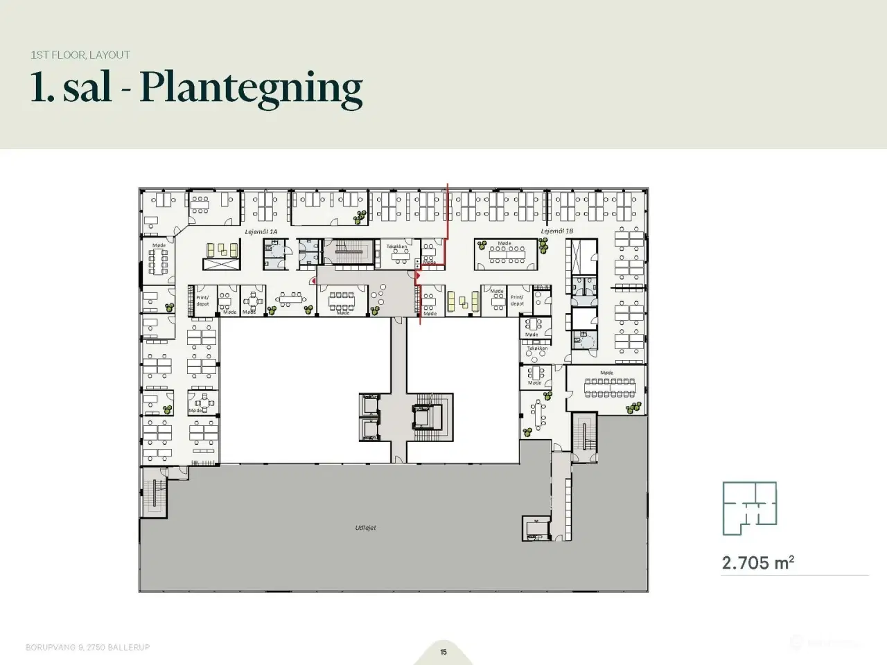 Billede 8 - Moderne kontorhus i dynamisk erhvervskvarter