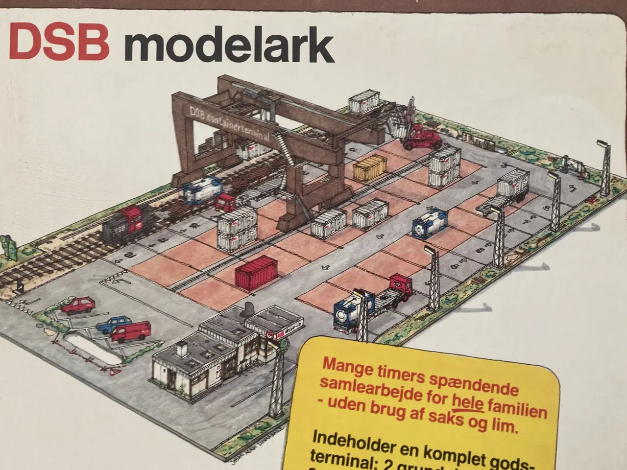 Billede 1 - DSB Gods Modelark fra 1982