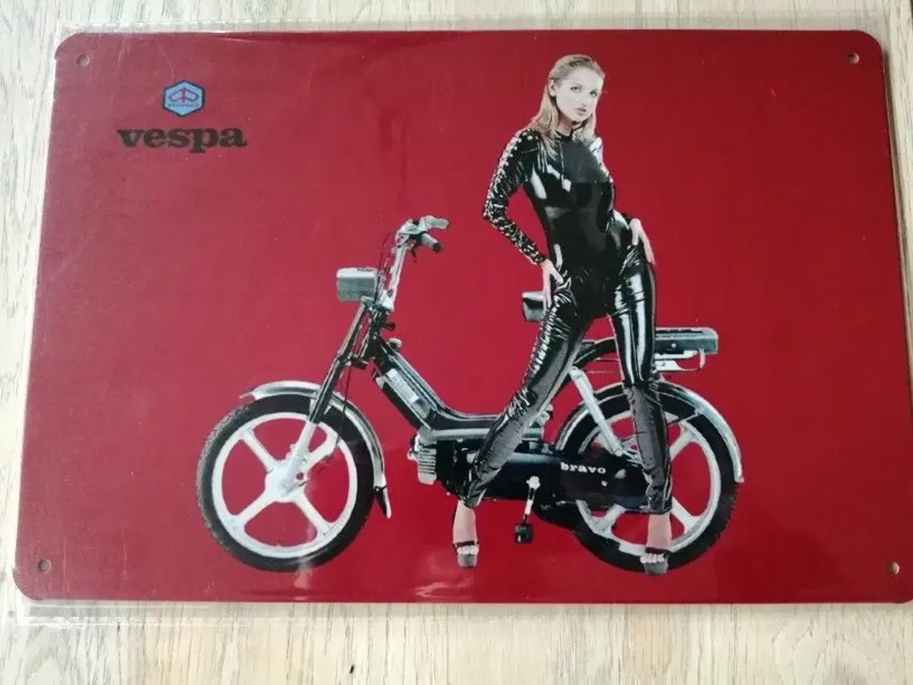 Billede 13 - vespa piaggio ciao bravo banner 150-90cm 300kr. Må