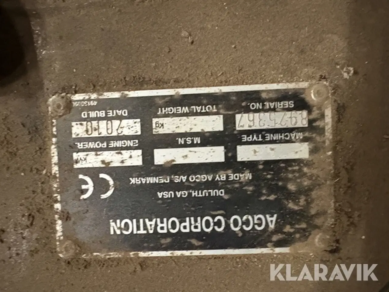 Billede 8 - Sidekniv Agco Corporation