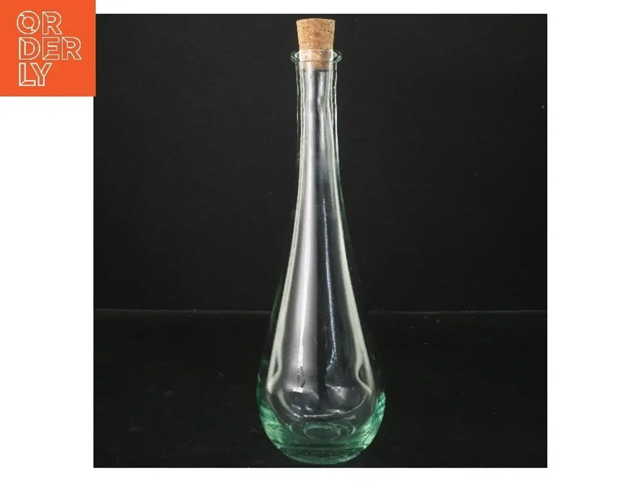 Billede 1 - Glasflaske med korkprop (str. 27 cm)