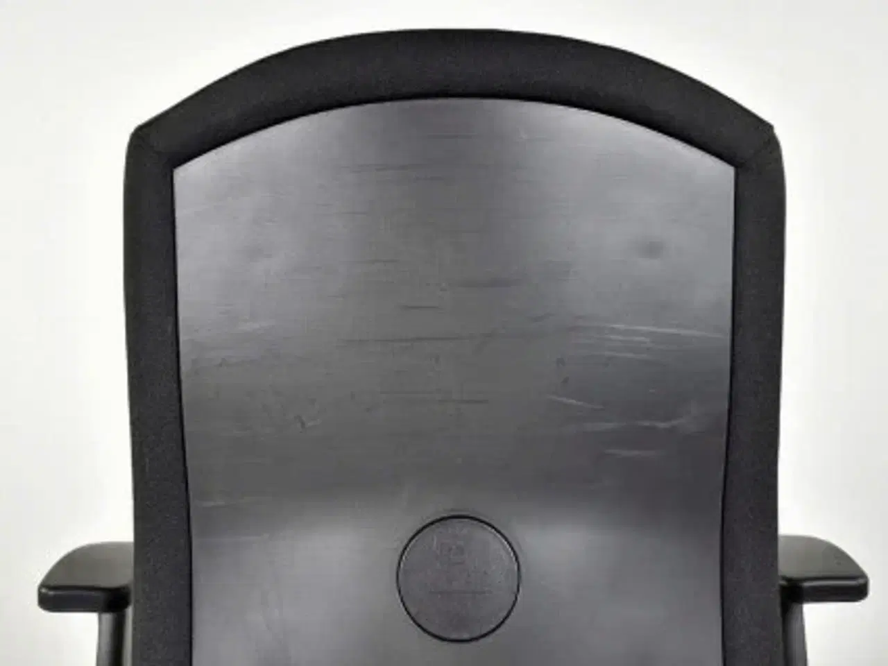 Billede 10 - Köhl kontorstol med sort polster og armlæn