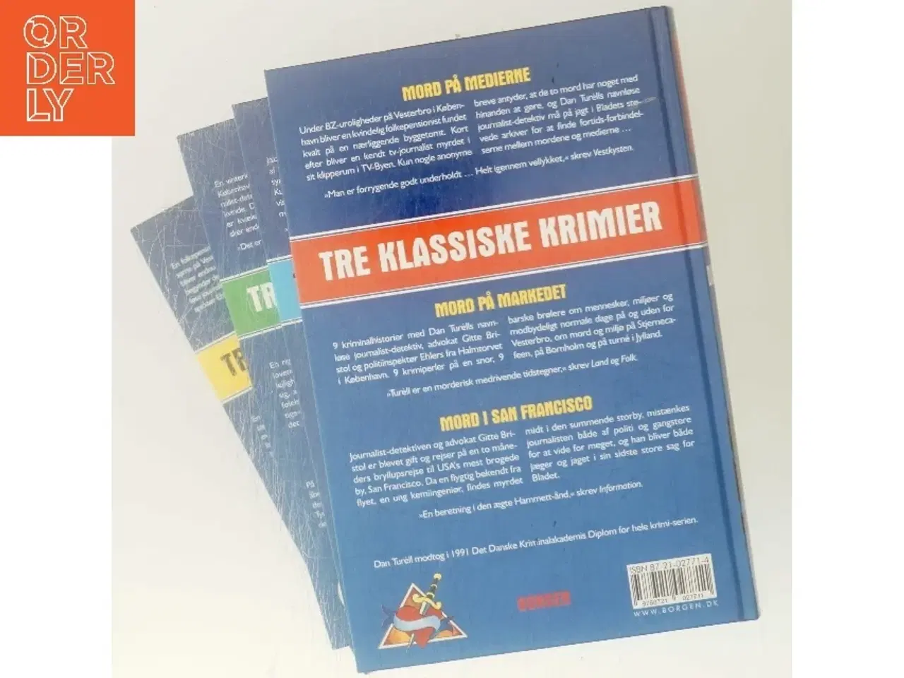 Billede 3 - Mord-serien. Bind 1-3, Mord i mørket : Mord i Rodby : Mord på Malta af Dan Turèll (Bog)