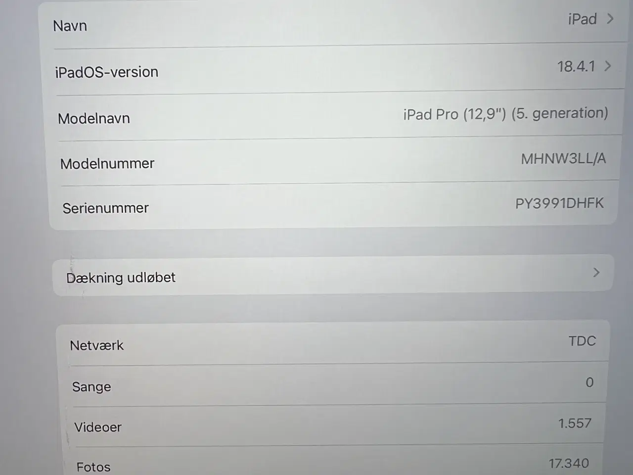 Billede 6 - iPad Pro, 5 gen, 12,9 tommer, 256 gb, cellular 