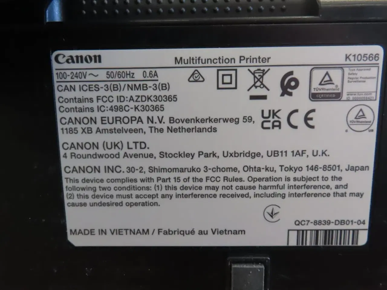 Billede 4 - Printer CANON TS7450a