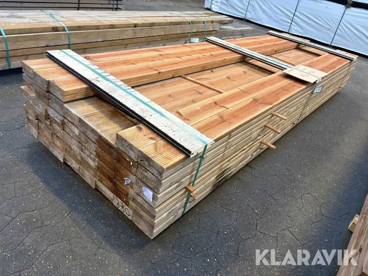 Billede 1 - Terrassebrædder brun imprægneret 90 styk