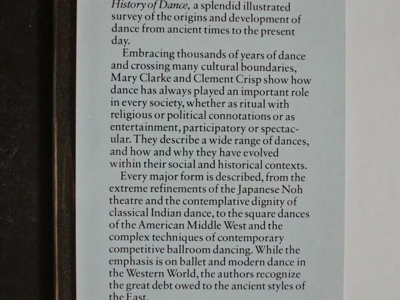 Billede 3 - the history of dance, by mary clarke and clement c