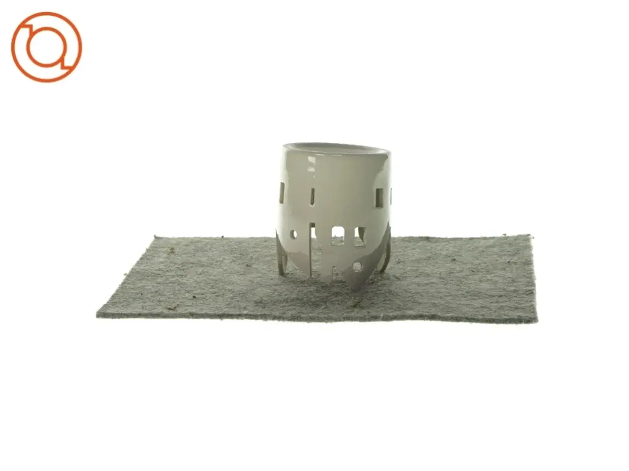 Billede 2 - Lysestage til fyrfadslys (str. 9 x 7cm)