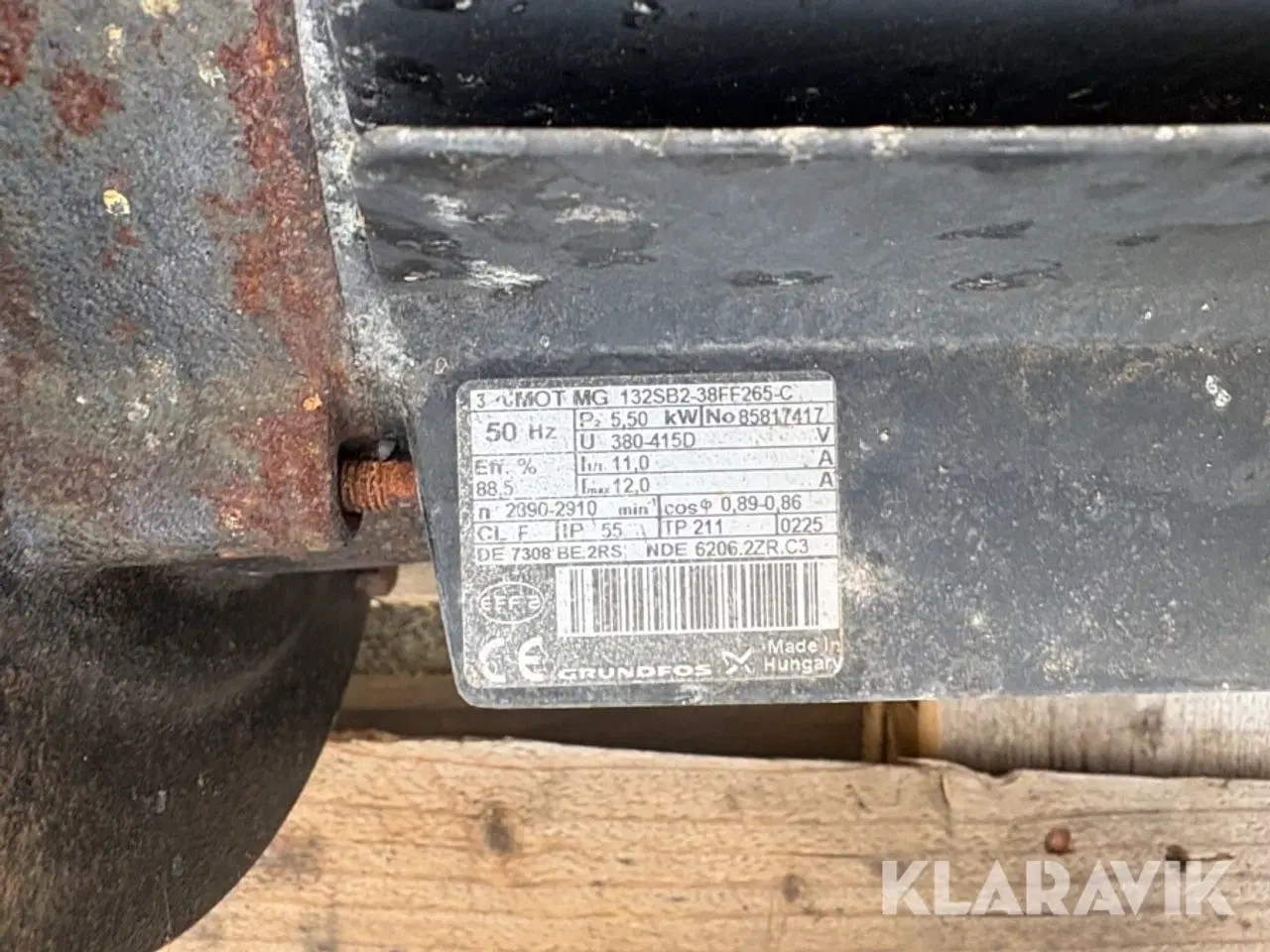 Billede 12 - Trykpumpe Grundfos CR16-60 5,5 kw