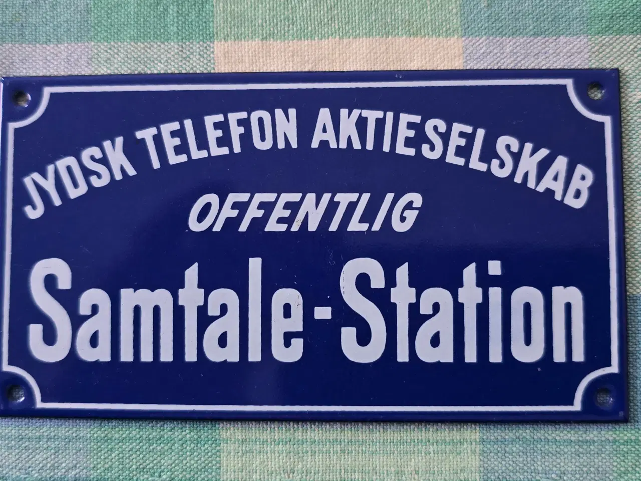 Billede 1 - Emalje skilt