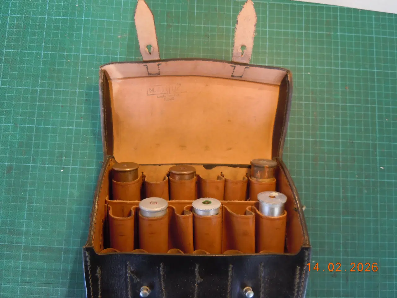 Billede 3 - Tysk patrontaske til kal. 4 signalpatroner.
