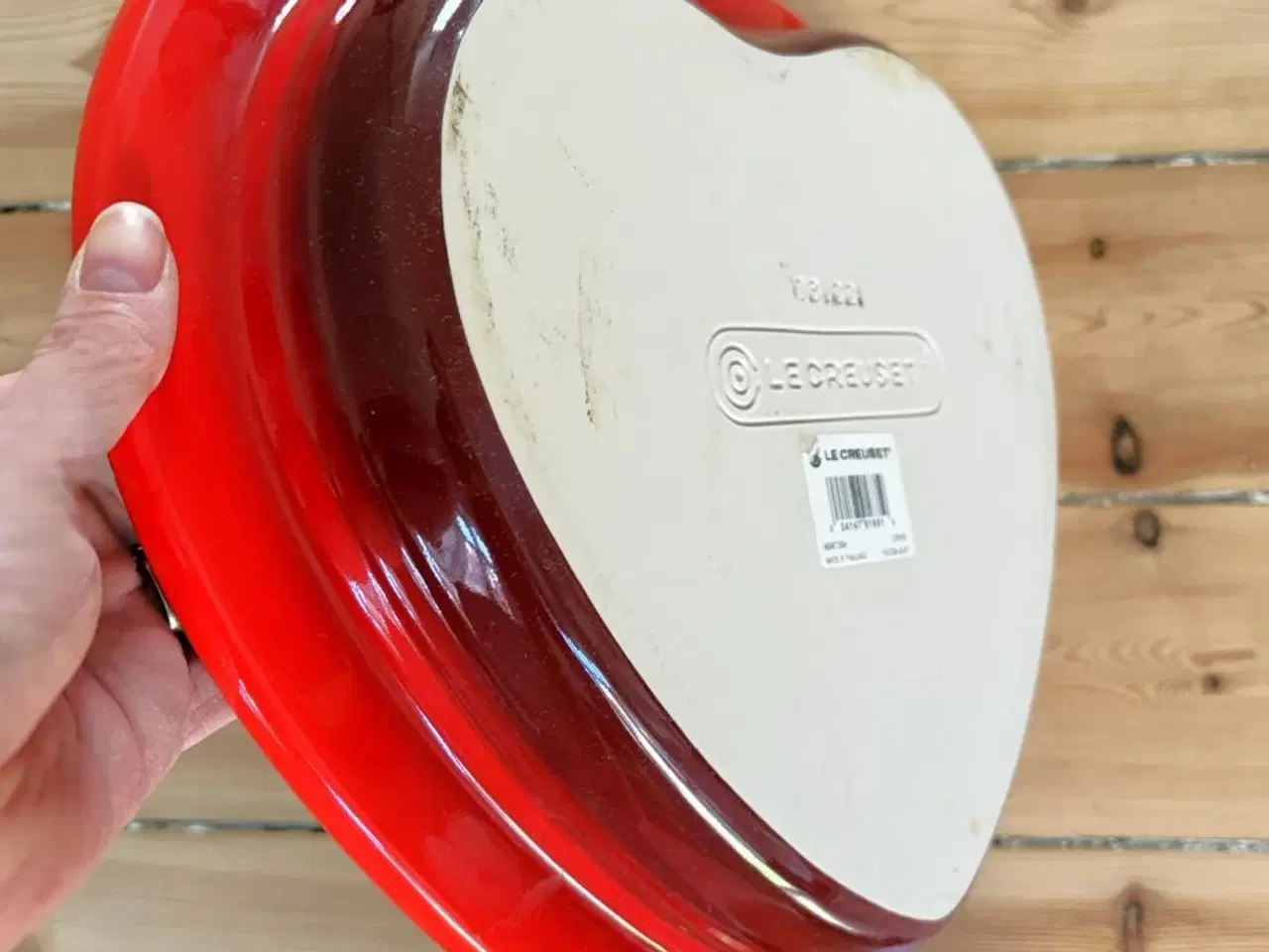 Billede 3 - Ildfast hjertefad fra Le Creuset 