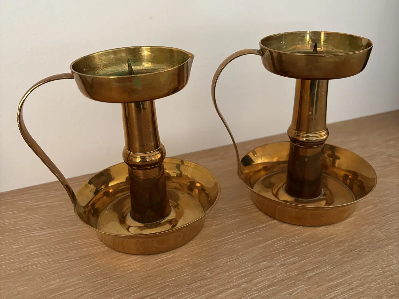 Billede 2 - Messing lysestager til bloklys