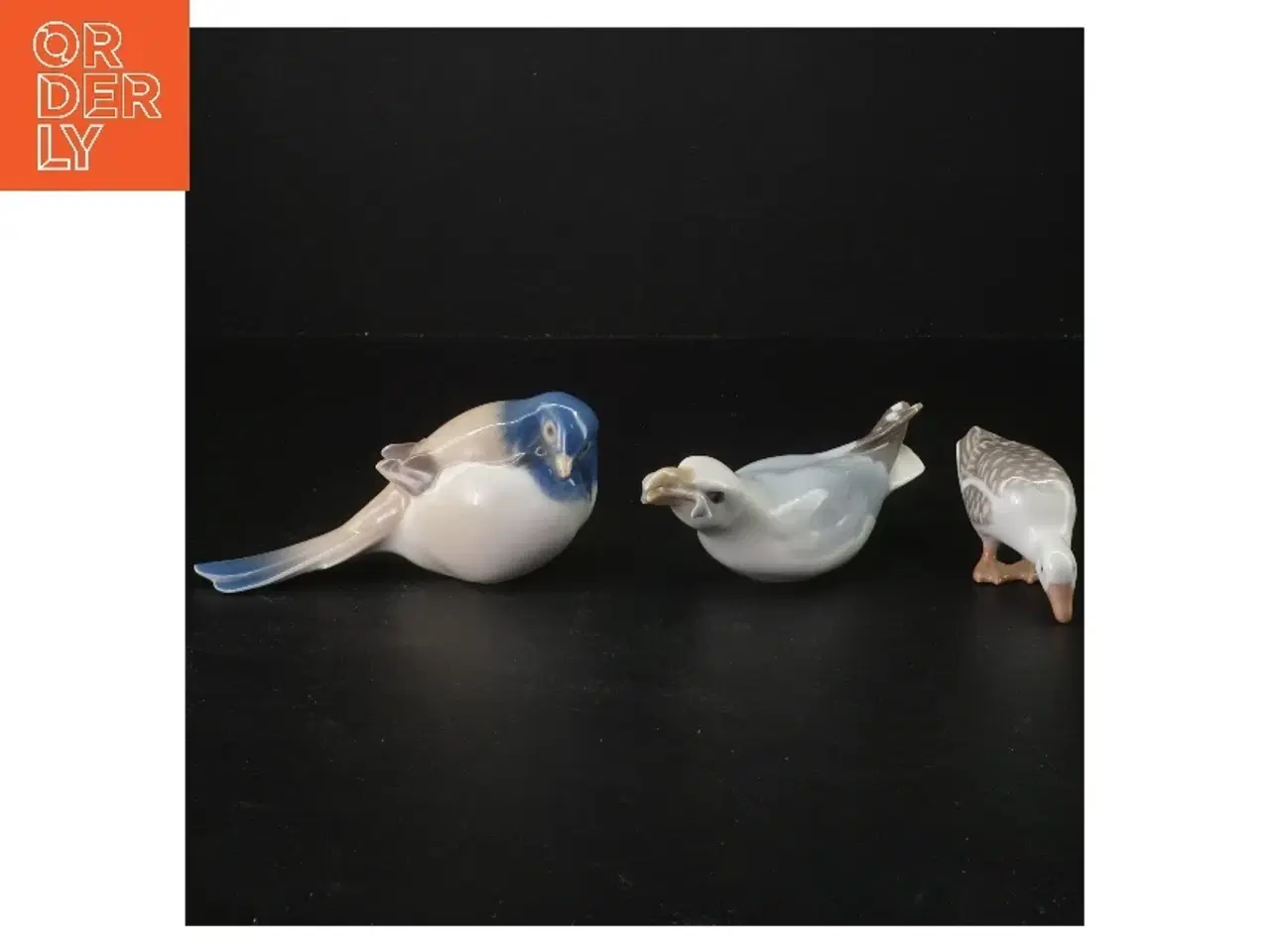 Billede 1 - Porcelænsfuglefiguriner fra Bing Og Grøndal (str. 9-14 cm)