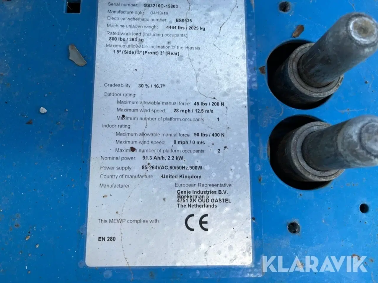 Billede 12 - Sakslift Genie GS2032