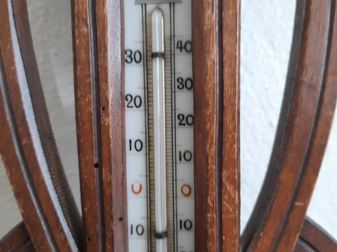 Billede 3 - Barometer / termometer - gammelt