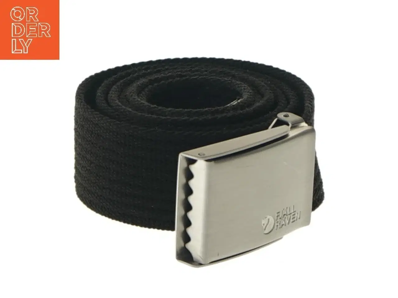 Billede 1 - Sort bælte med metalspænde fra Fj&#228;llr&#228;ven (str. 61,5 cm)