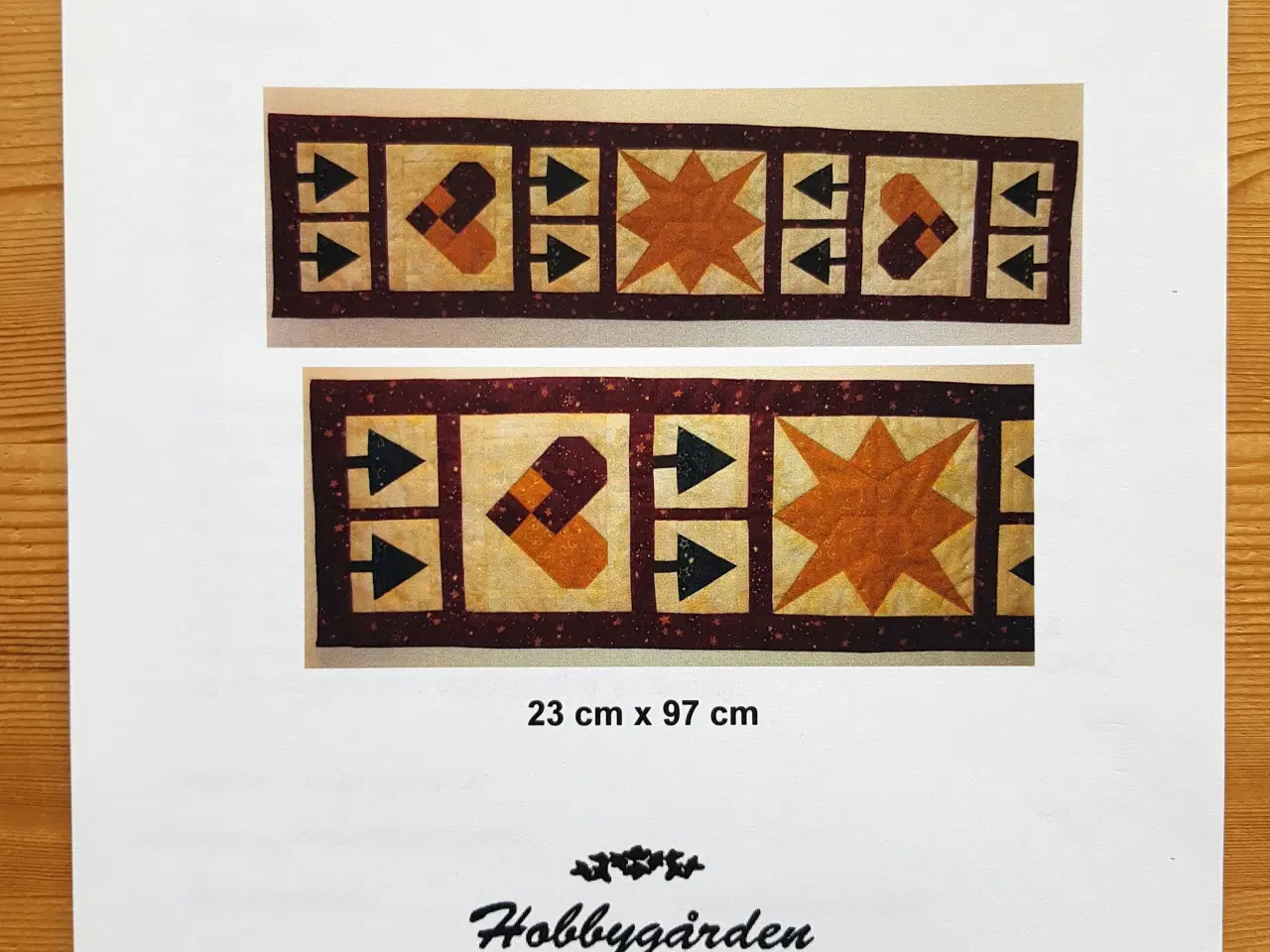 Billede 2 - Originale patchworkmønstre til duge, grydelap mm