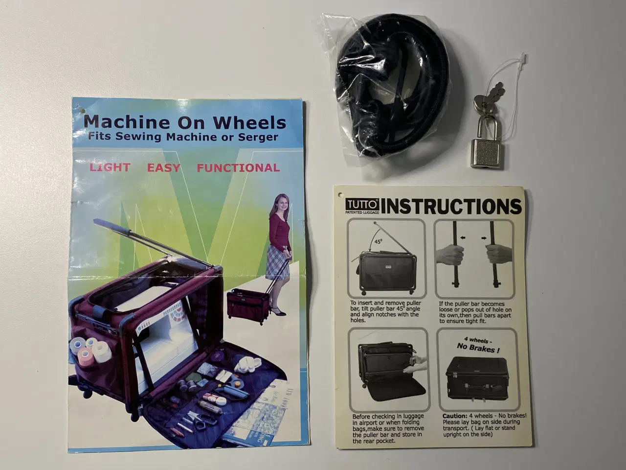 Billede 3 - Tutto Machine on wheels - luksus symaskinetrolley