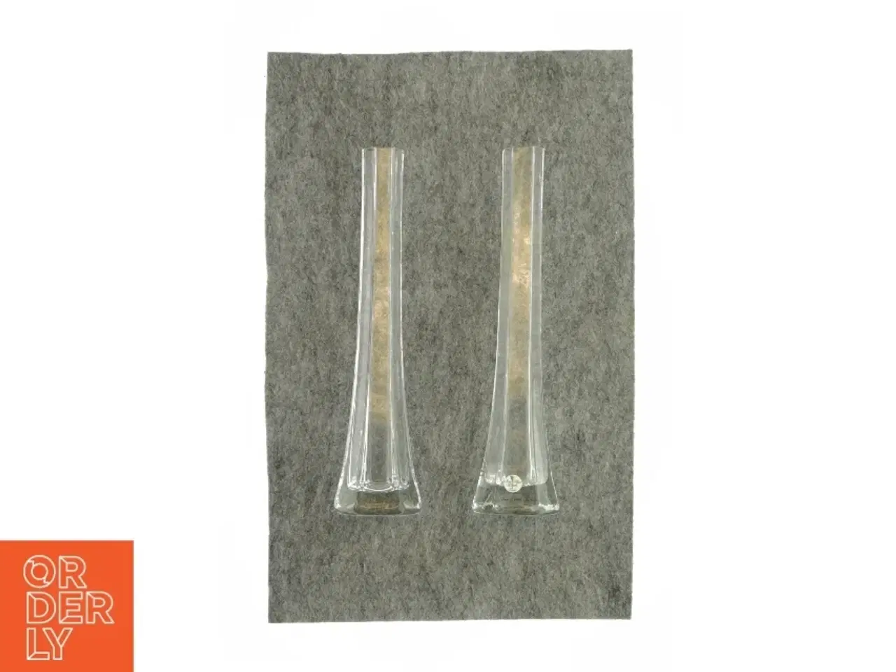 Billede 1 - Vaser (2 styks) i klart glas