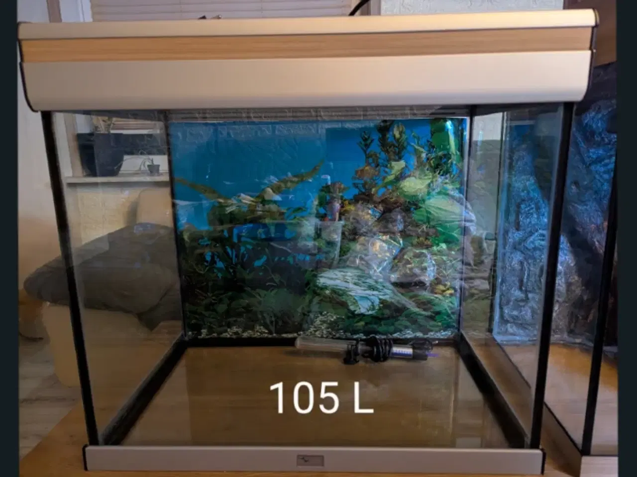 Billede 1 - Akvarium 105 Liter