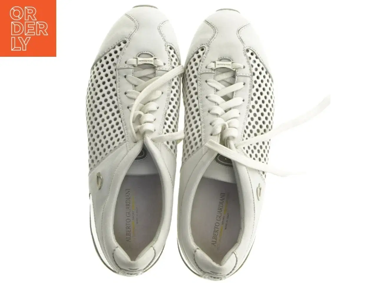 Billede 5 - Hvide læder sneakers fra Alberto Guardiani (str. 38 )