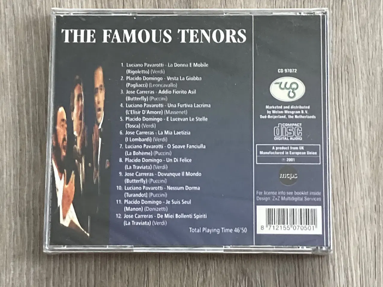 Billede 2 - CD: The Famous Tenors