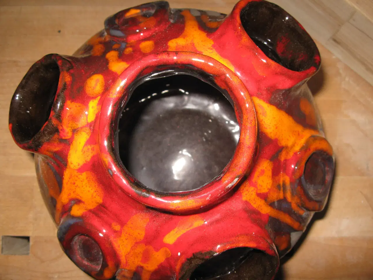 Billede 3 - Kugleformet keramikvase
