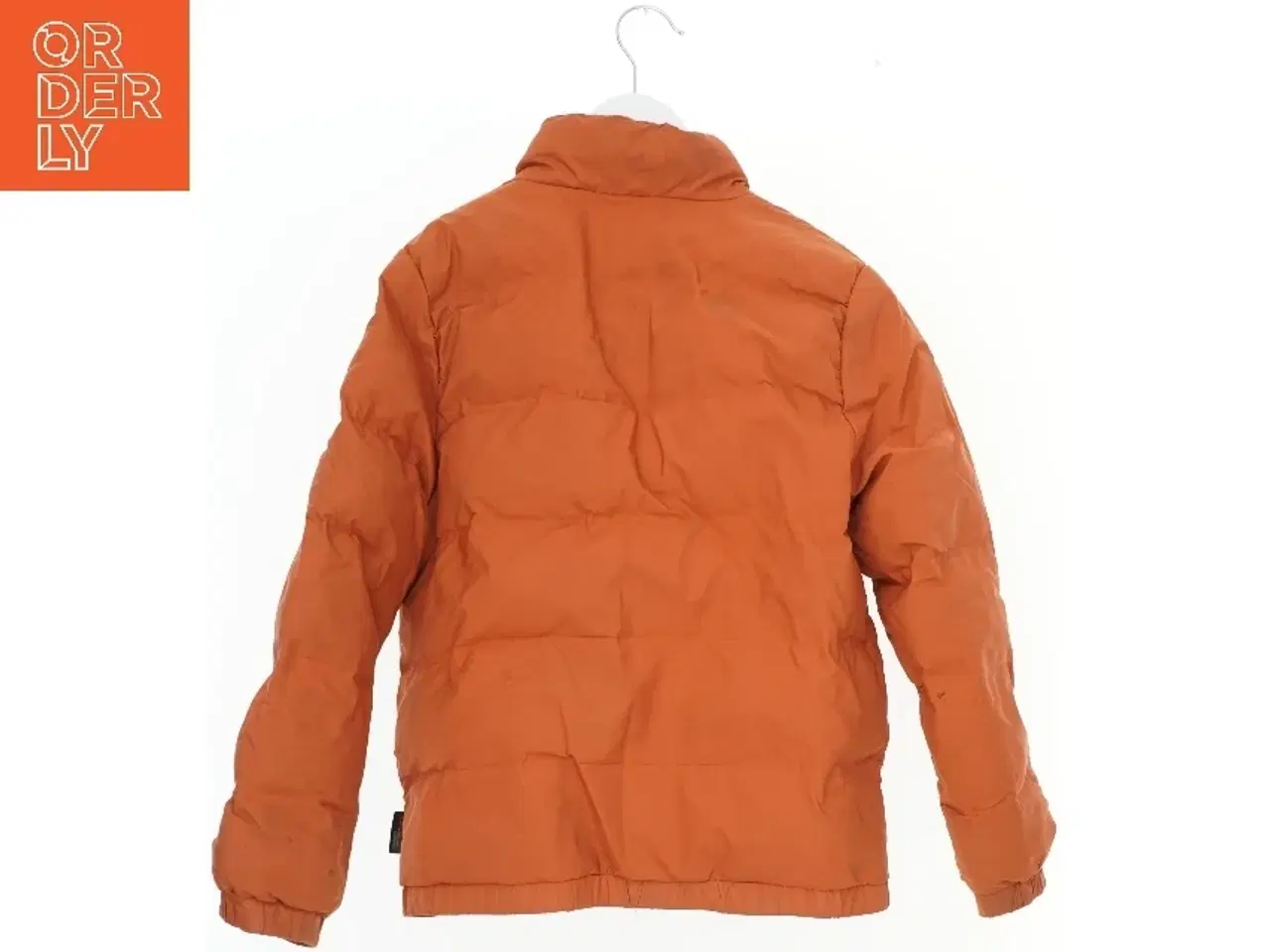 Billede 2 - Orange vinterjakke med lynlås fra H&M (str. 134)