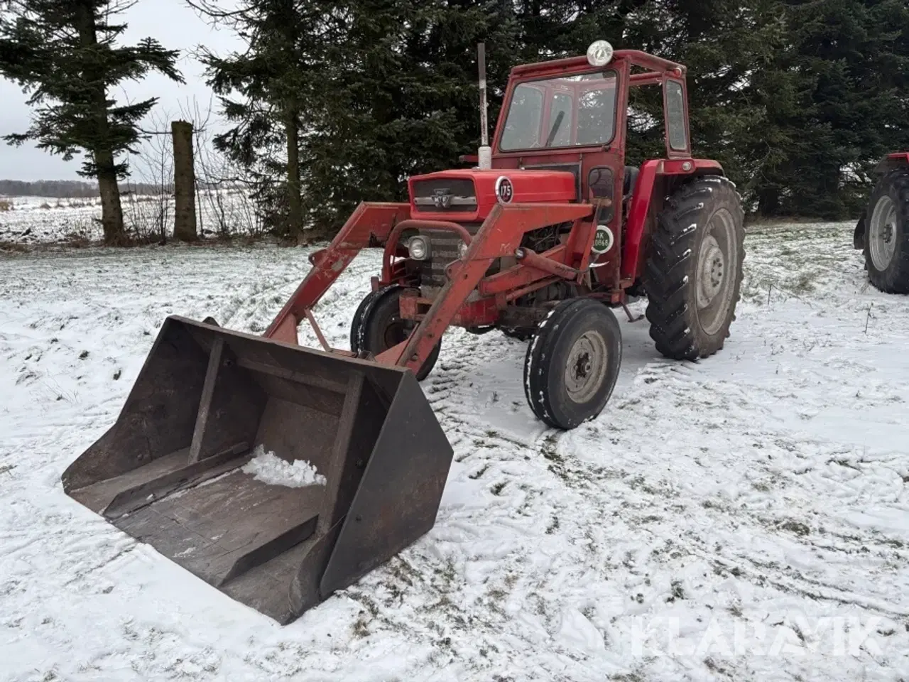 Billede 1 - Veterantraktor Massey Ferguson 175S