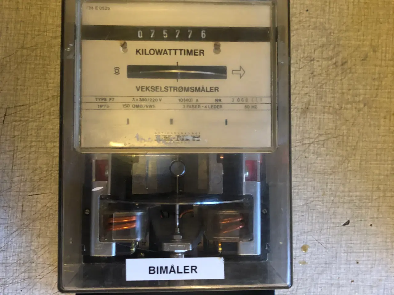 Billede 1 - 380 vEl måler.